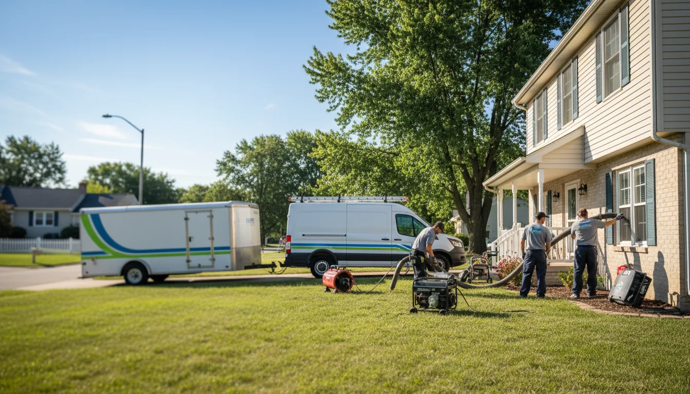 Flooded Basement Restoration And Cleanup With Repair in Van Wert, IA near me